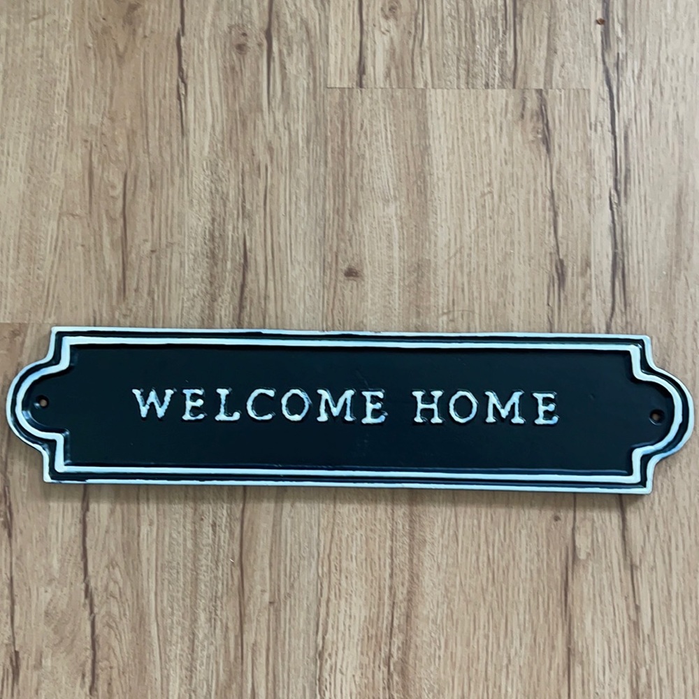 Hearth & Hand Metal “Welcome Home” Sign